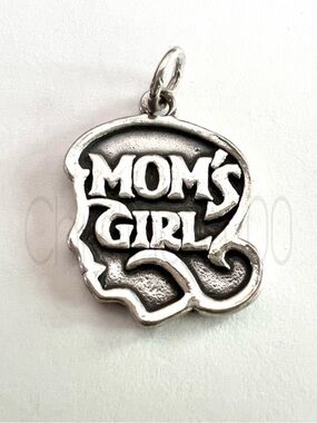 James Avery Mom's Girl RARE collectible Pendant/charm